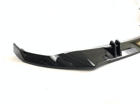 Audi Q8 ABS front bumper lip side profile and raised outer extension