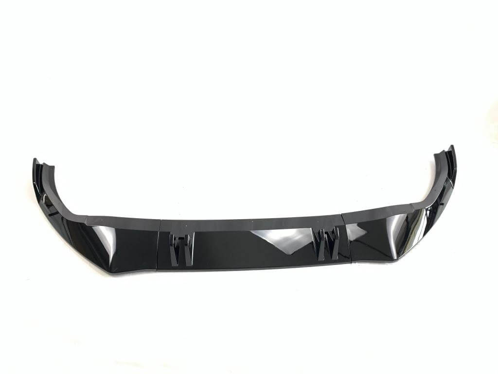 Audi Q8 gloss black ABS front bumper lip complete product view
