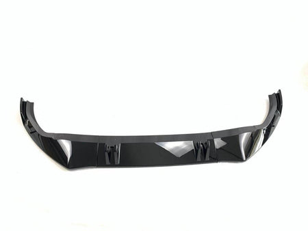 Audi Q8 gloss black ABS front bumper lip complete product view