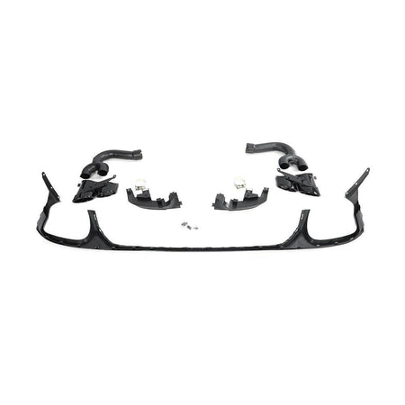 Audi Q8 SQ8 rear bumper diffuser with exhaust trim tips product view