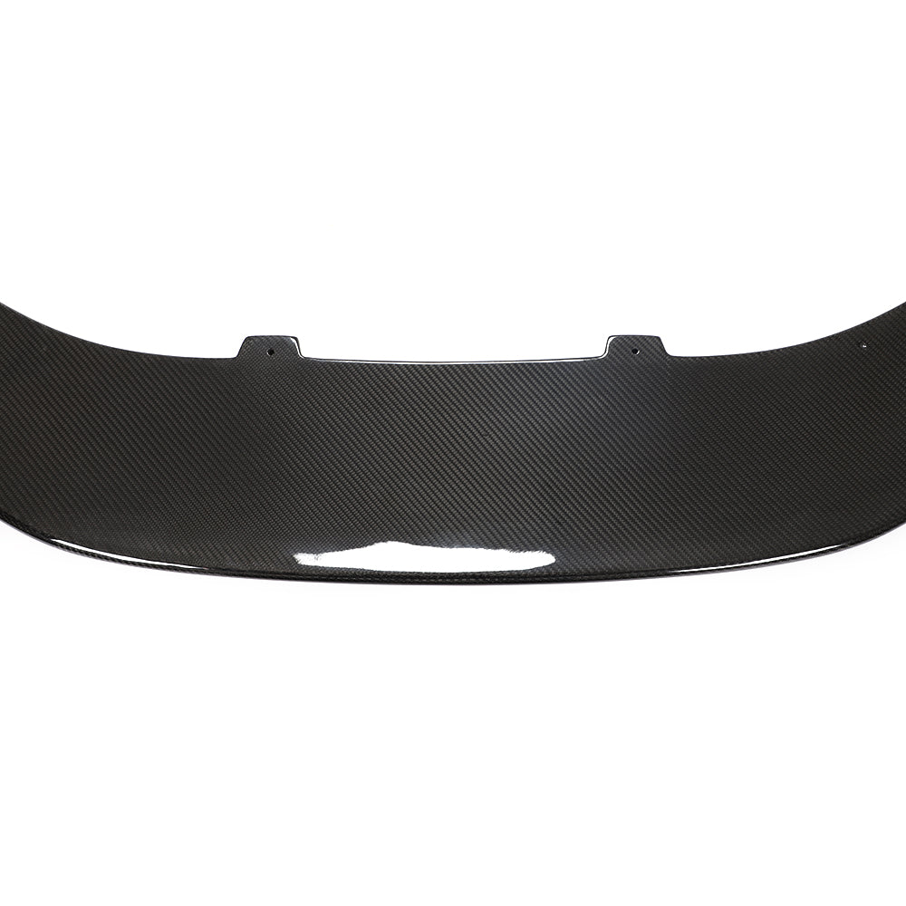 Audi R8 dry carbon fiber front lip rear product view
