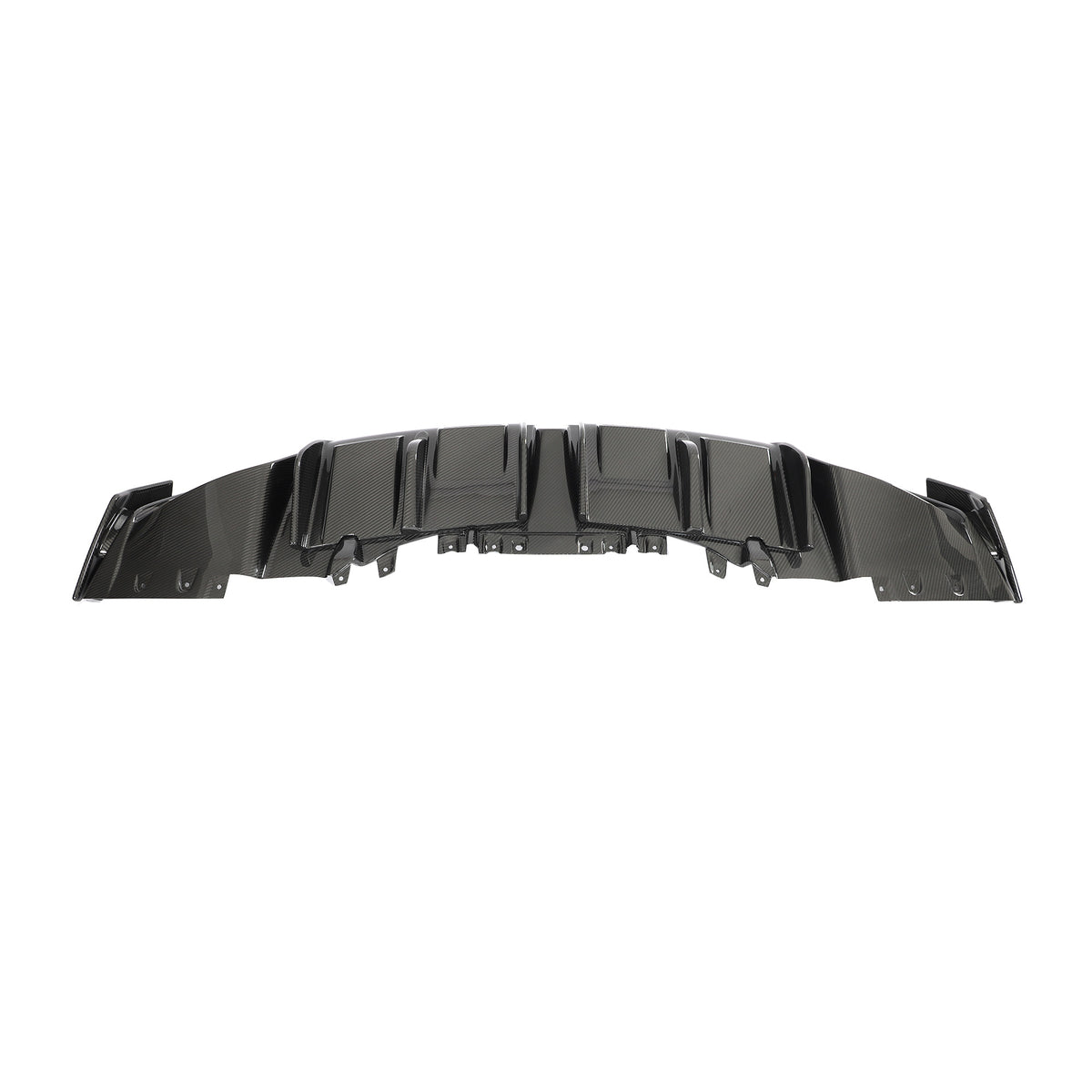Audi R8 dry carbon rear diffuser center section profile
