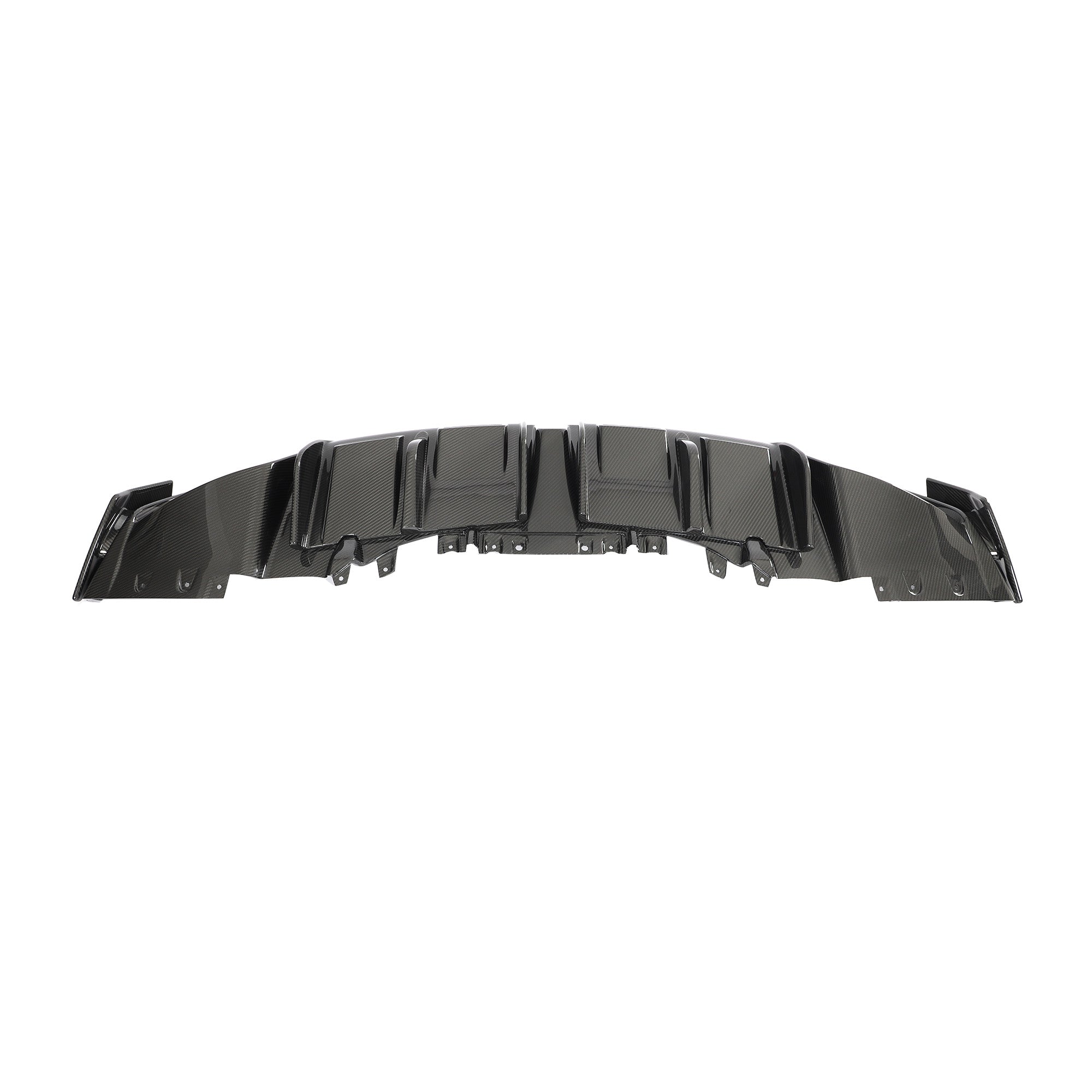 Audi R8 dry carbon rear diffuser center section profile
