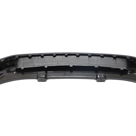Audi R8 carbon fiber front bumper lip mounting area detail