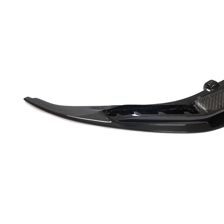 Audi R8 carbon fiber front bumper lip side profile detail