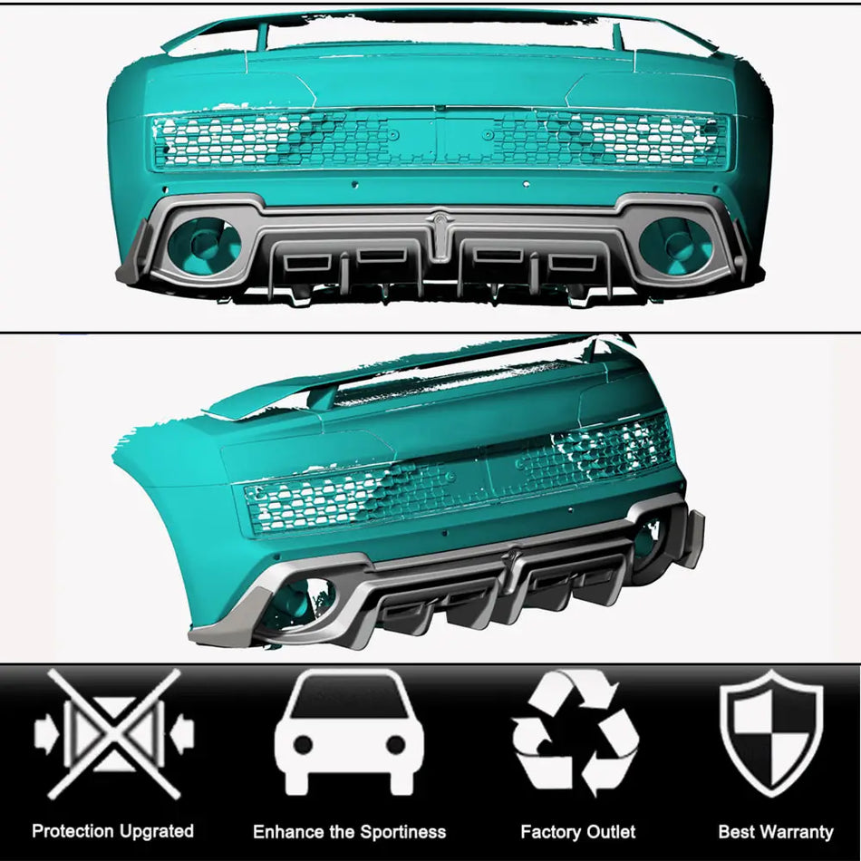 Audi R8 Gen2 Facelift rear bumper diffuser fitment reference