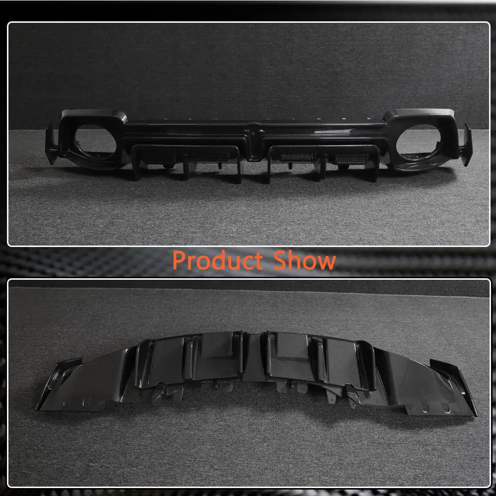 Audi R8 prepreg dry carbon rear diffuser design and profile detail