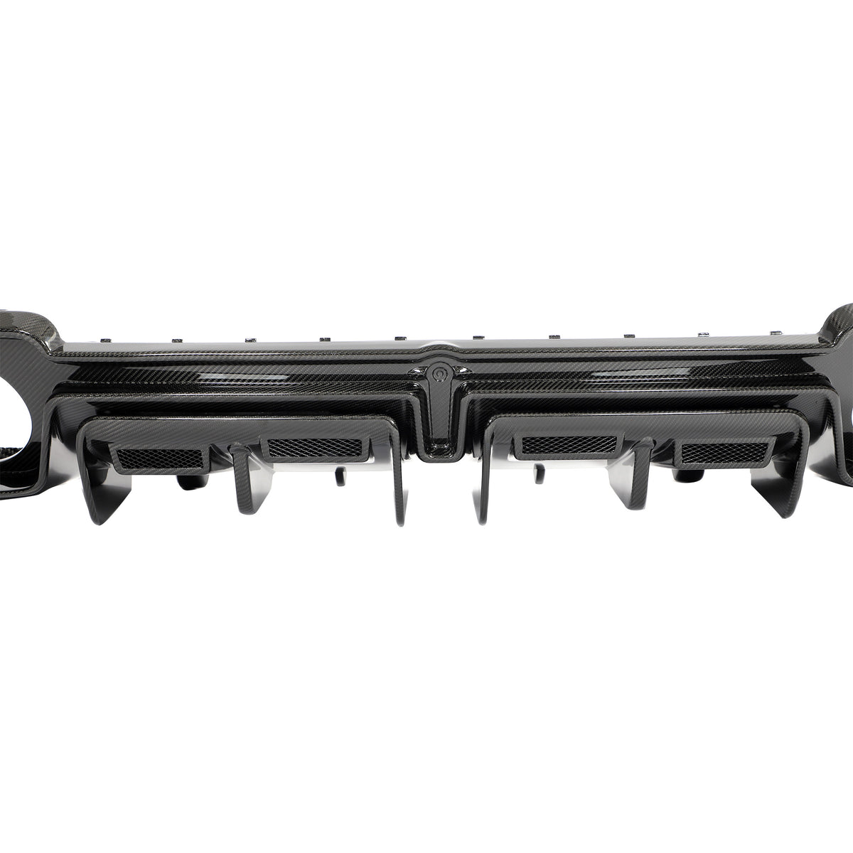 Audi R8 prepreg dry carbon rear diffuser complete product view