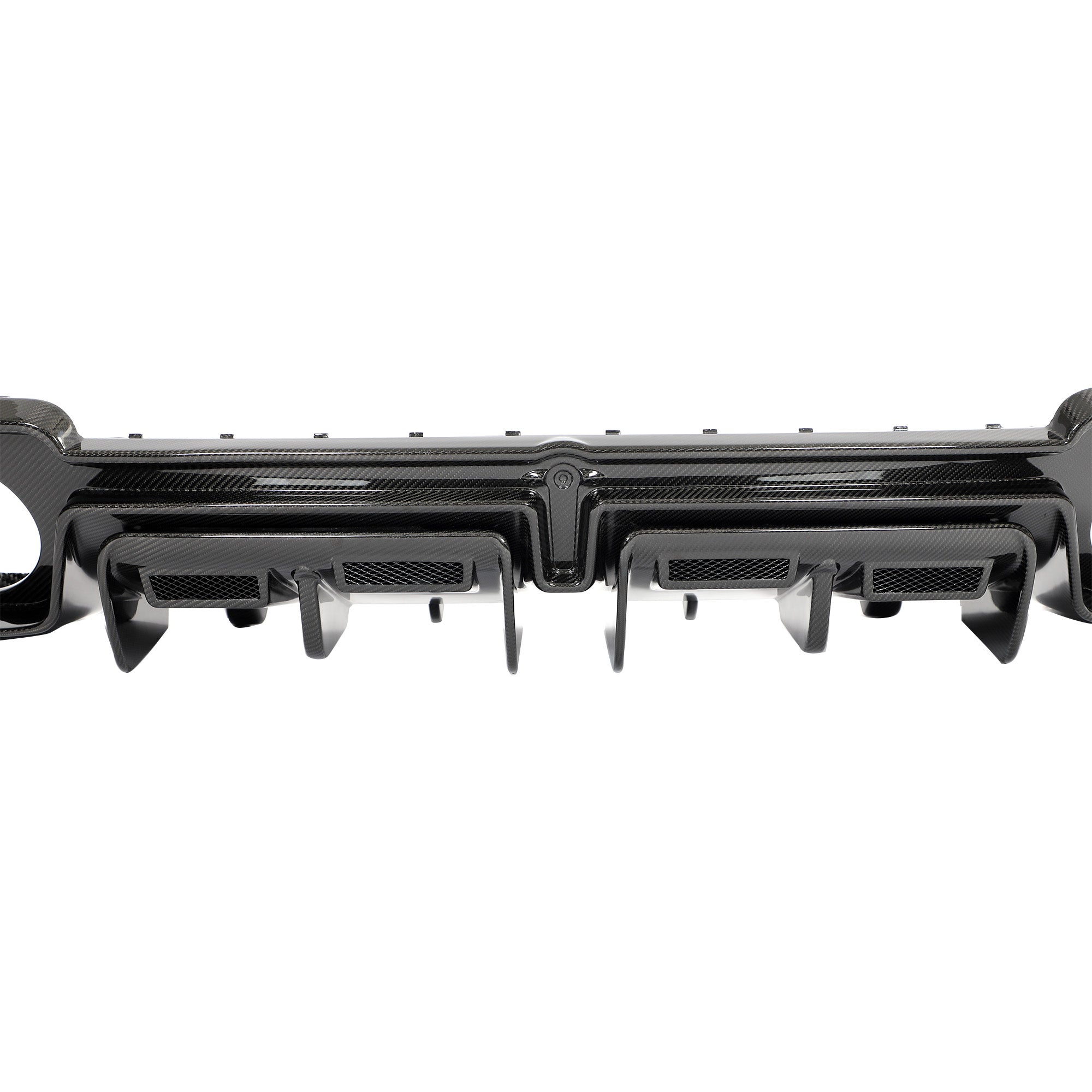 Audi R8 prepreg dry carbon rear diffuser complete product view