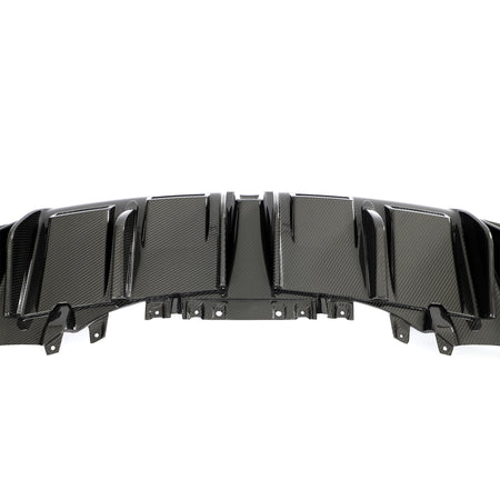 Audi R8 carbon fiber rear diffuser lower fin profile view