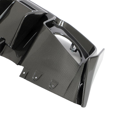 Audi R8 rear bumper diffuser side corner and exhaust surround detail