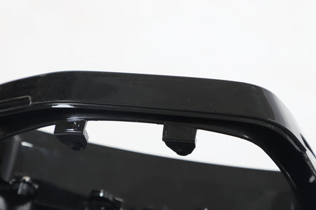 Audi replacement mirror cover mounting tabs and inner frame detail