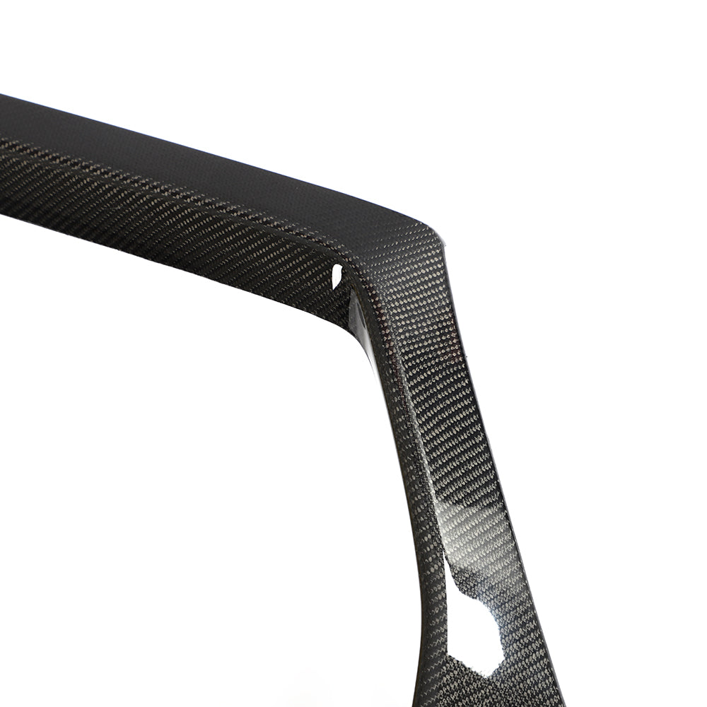 Audi RS Q8 carbon fiber front grille frame corner detail