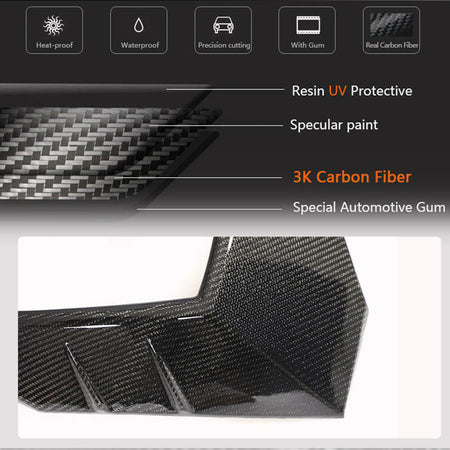 Audi RS Q8 dry carbon fiber grille frame material and weave detail