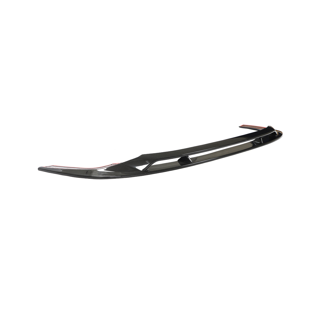 Audi RS3 8Y dry carbon front bumper lip side view