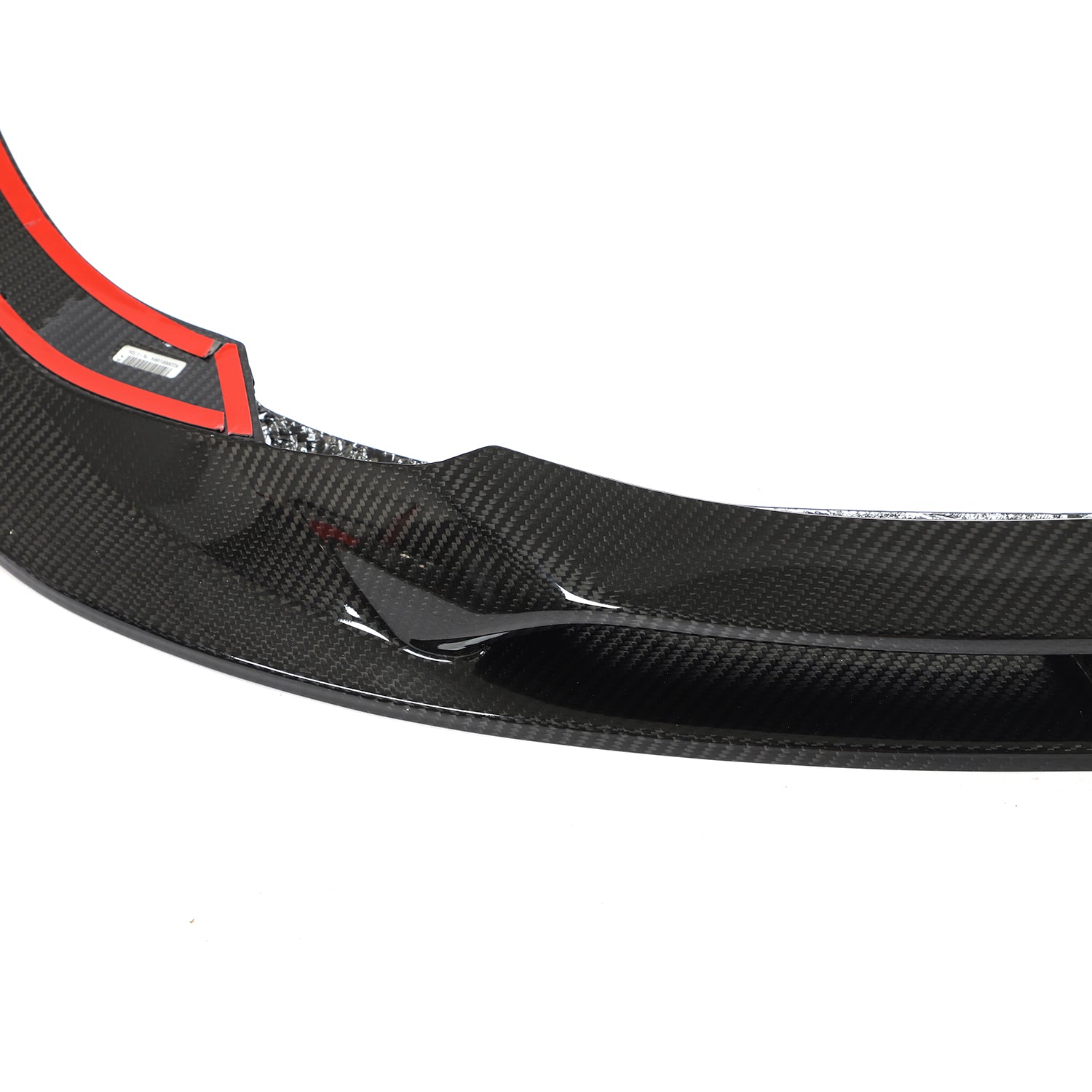 Audi RS3 8Y dry carbon front lip installed detail
