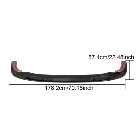 Audi RS3 8Y front bumper lip dimensions reference