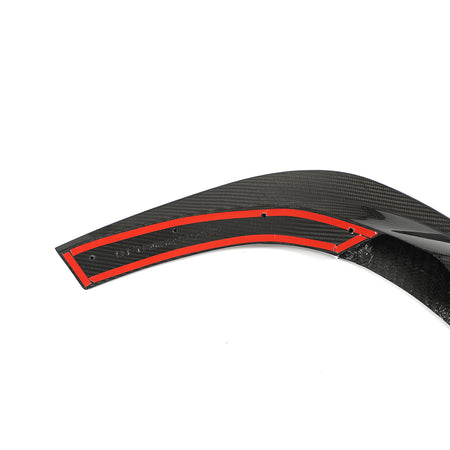 Audi RS3 8Y front lip curved end detail