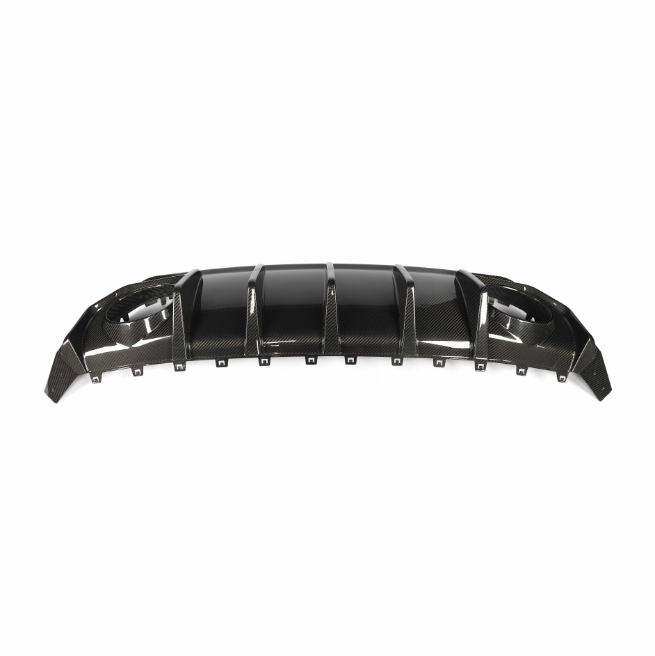 Audi RS3 8Y.5 dry carbon rear diffuser full front view