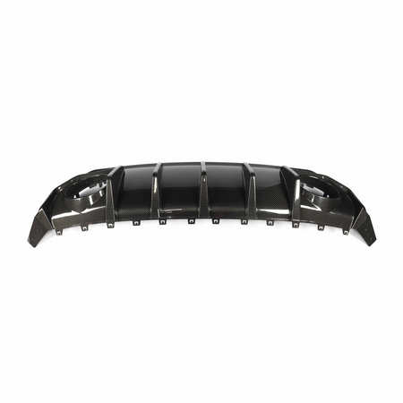 Audi RS3 8Y.5 dry carbon rear diffuser full front view