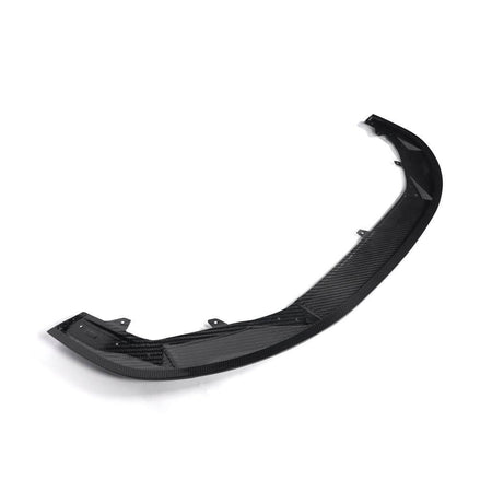 Audi RS3 dry carbon fiber front bumper lip side profile