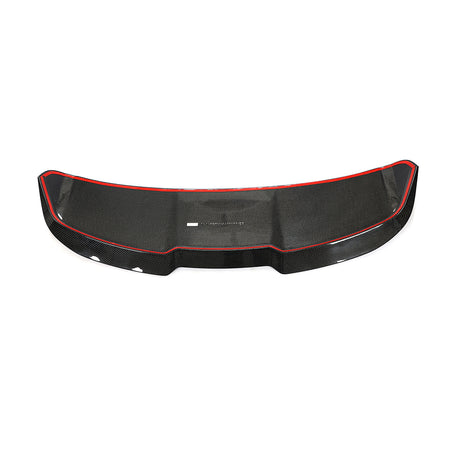 Audi RS6 C8 rear roof spoiler reverse side and adhesive mounting surface