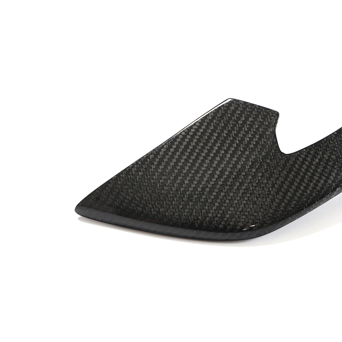 Audi RS6 RS7 C7 carbon fiber canards gloss weave close up