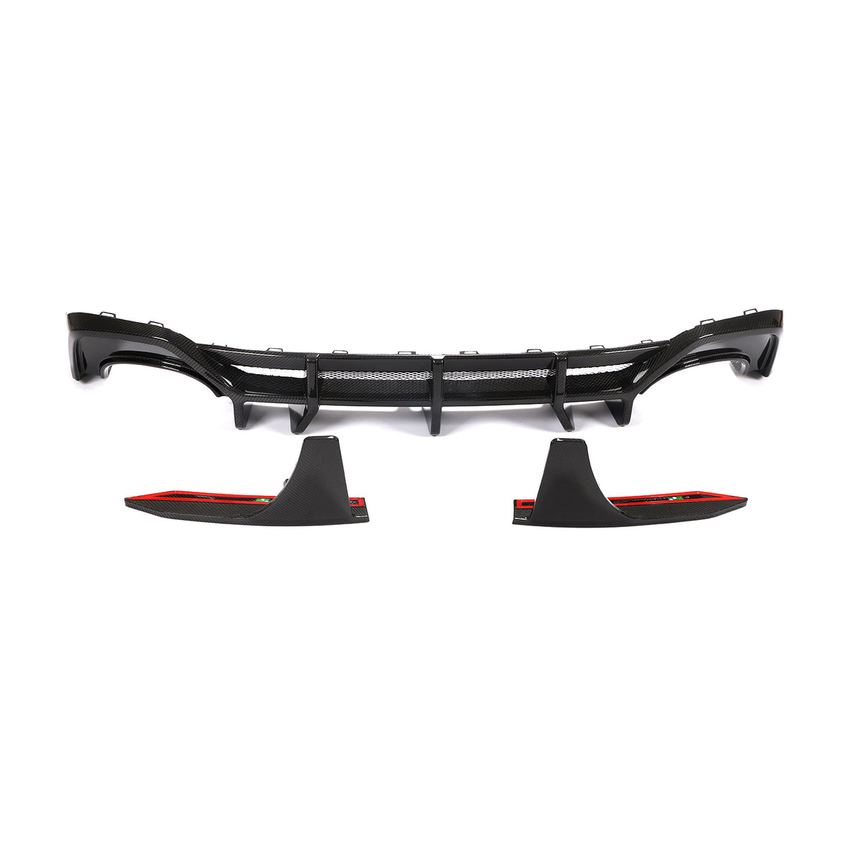 Audi RS7 C8 dry carbon fiber rear diffuser product view