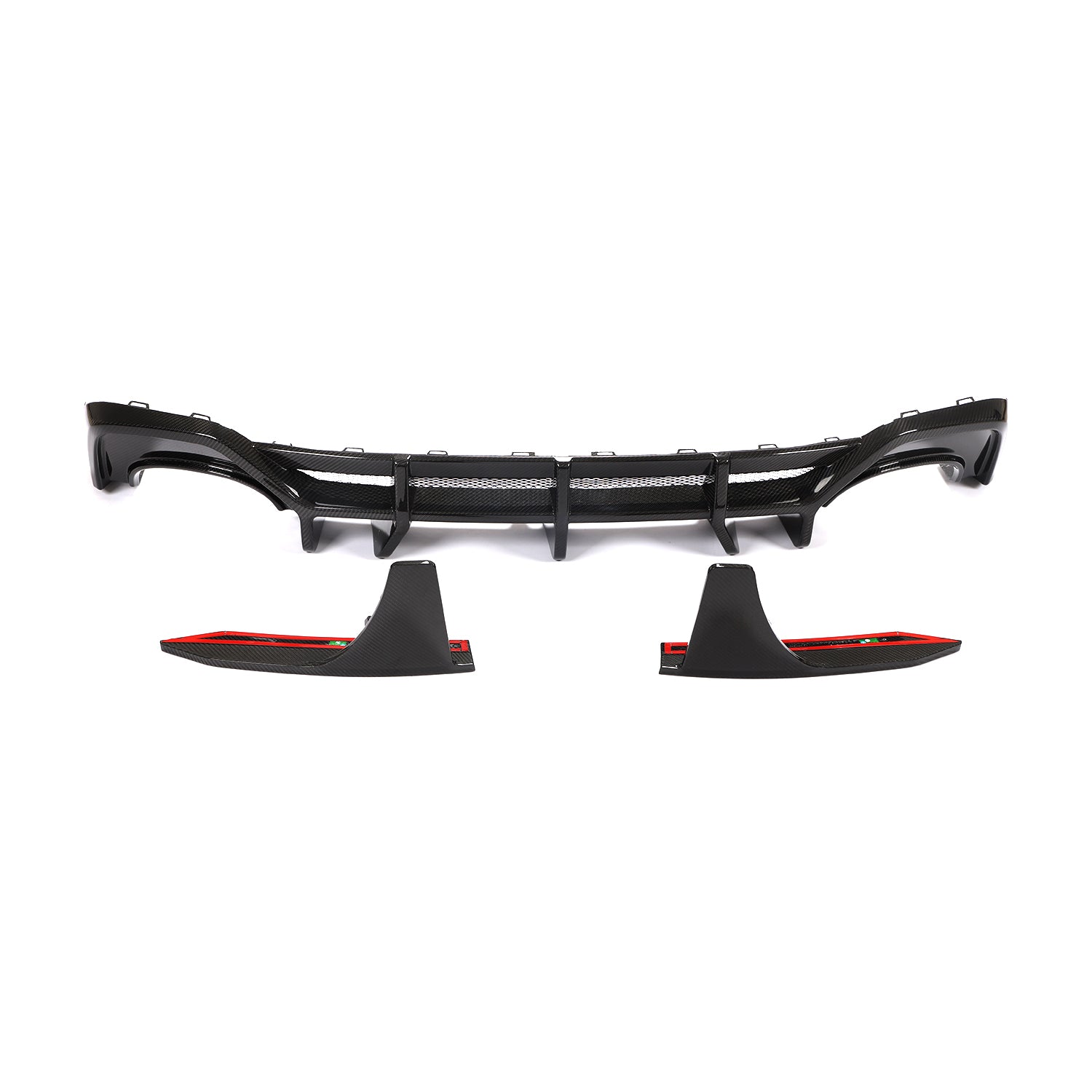 Audi RS7 C8 dry carbon fiber rear diffuser product view