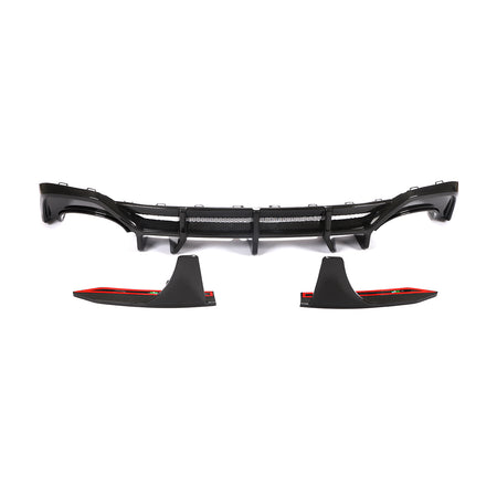 Audi RS7 C8 dry carbon fiber rear diffuser product view