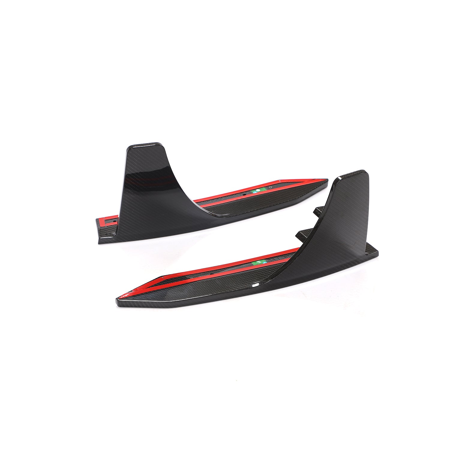 Audi RS7 carbon fiber rear diffuser side section detail
