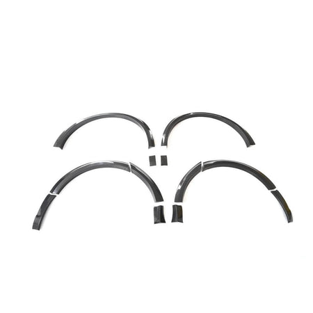 Audi RS Q8 carbon fiber wheel arch covers full set layout