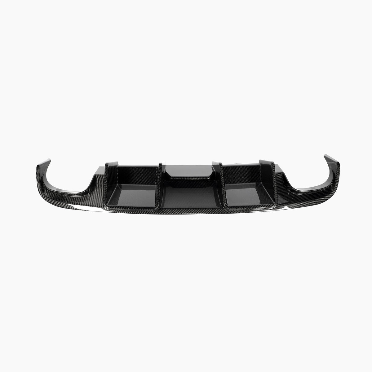 Audi S4 B8 FRP rear bumper diffuser front product view
