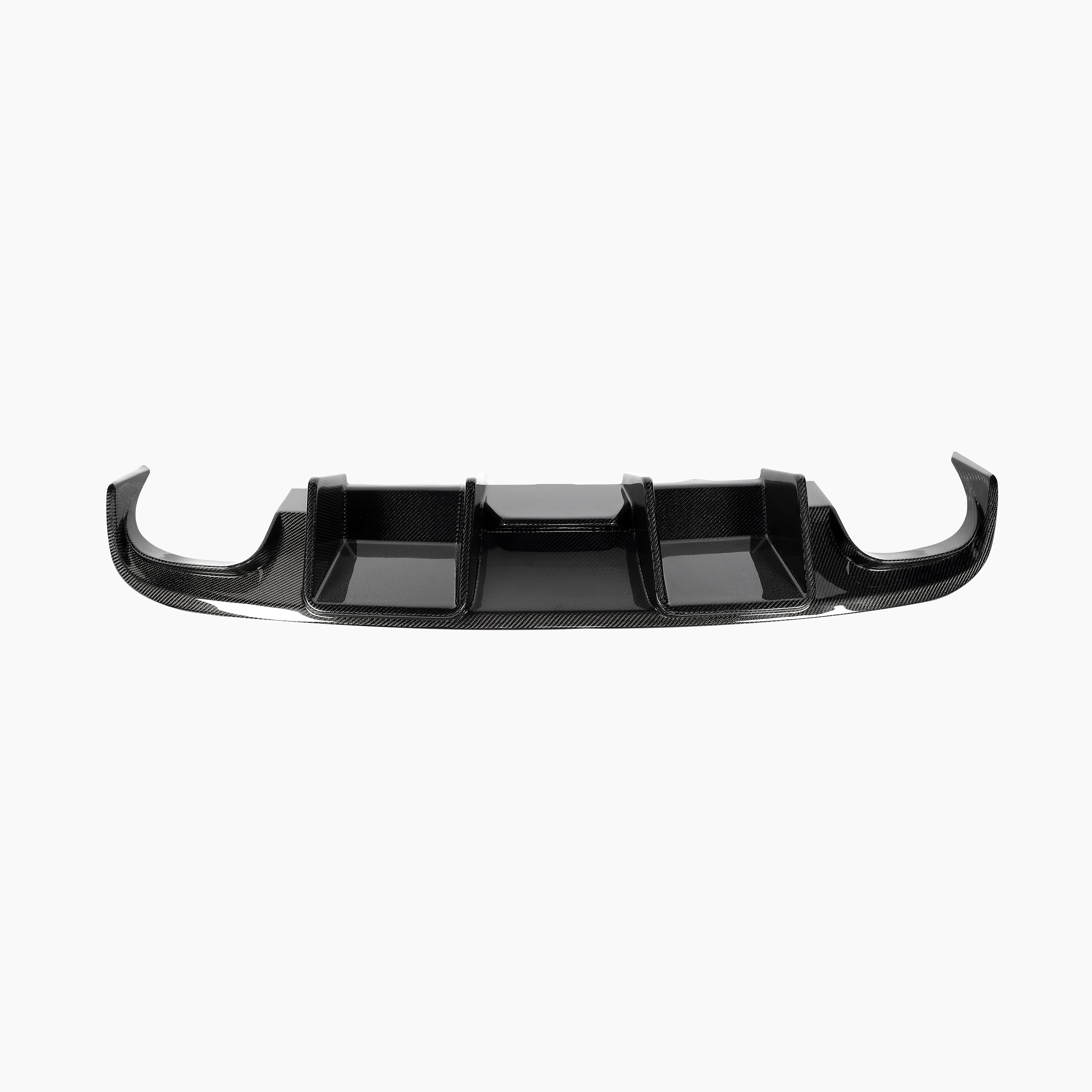 Audi S4 B8 FRP rear bumper diffuser front product view