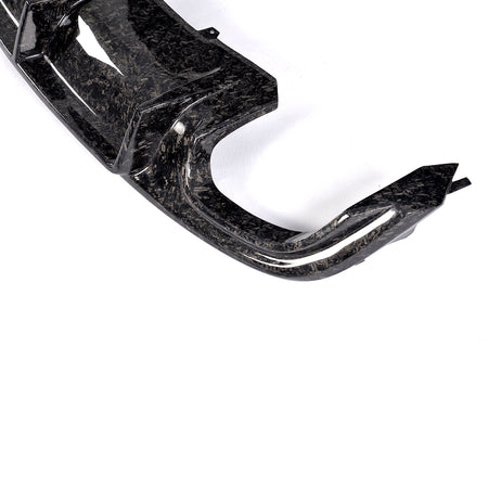 Audi S5 B8.5 carbon fiber rear diffuser corner detail