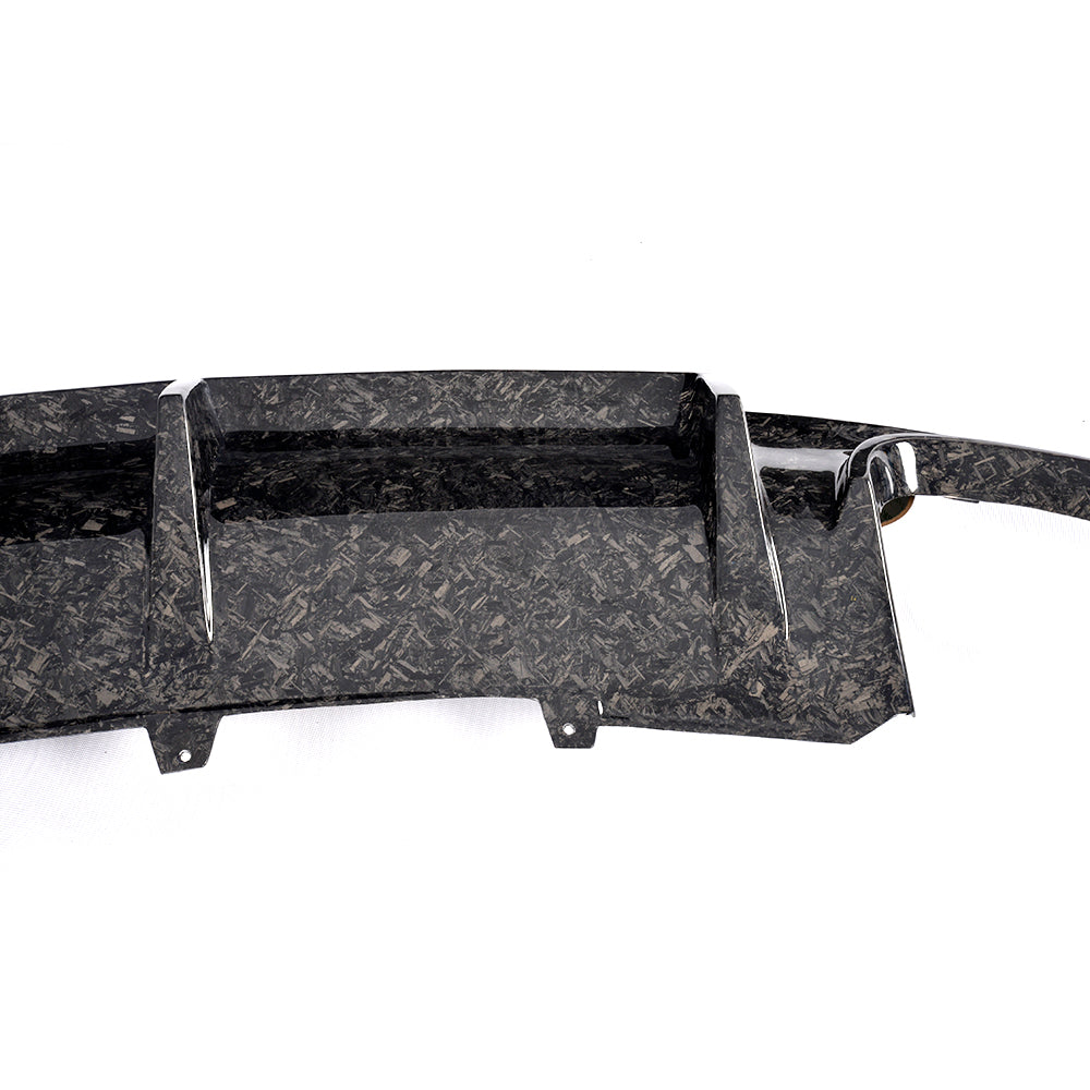 Audi S5 B8.5 rear bumper diffuser backside structure detail