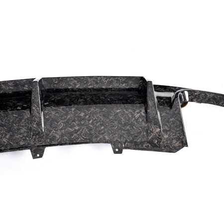 Audi S5 B8.5 rear bumper diffuser backside structure detail