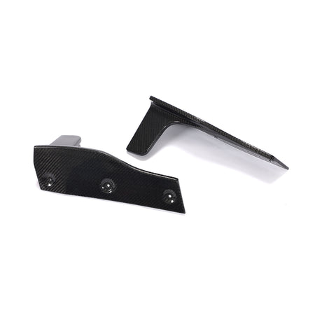Audi S5 B9 carbon fiber rear bumper side winglets pair