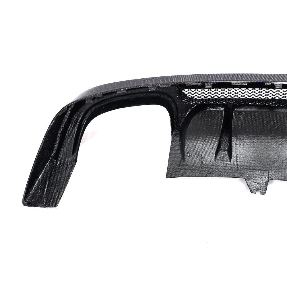 Audi S5 B9 rear diffuser mounting edge detail