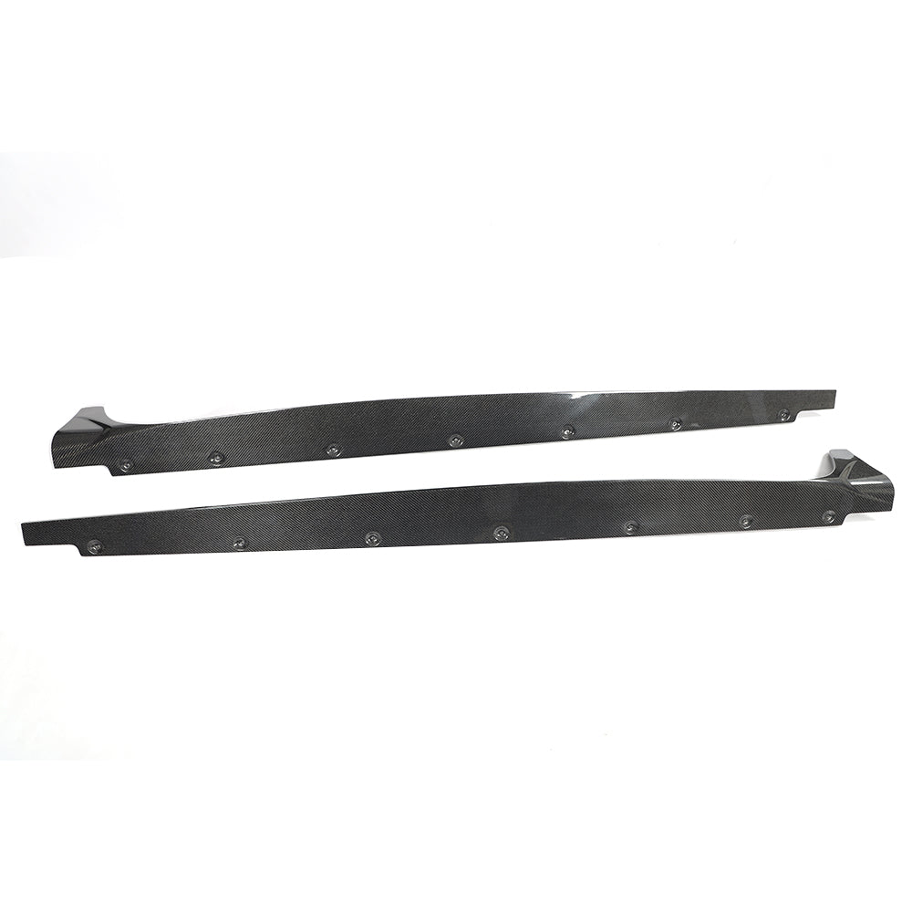 Audi S5 Sportback side skirt extensions full-length product view
