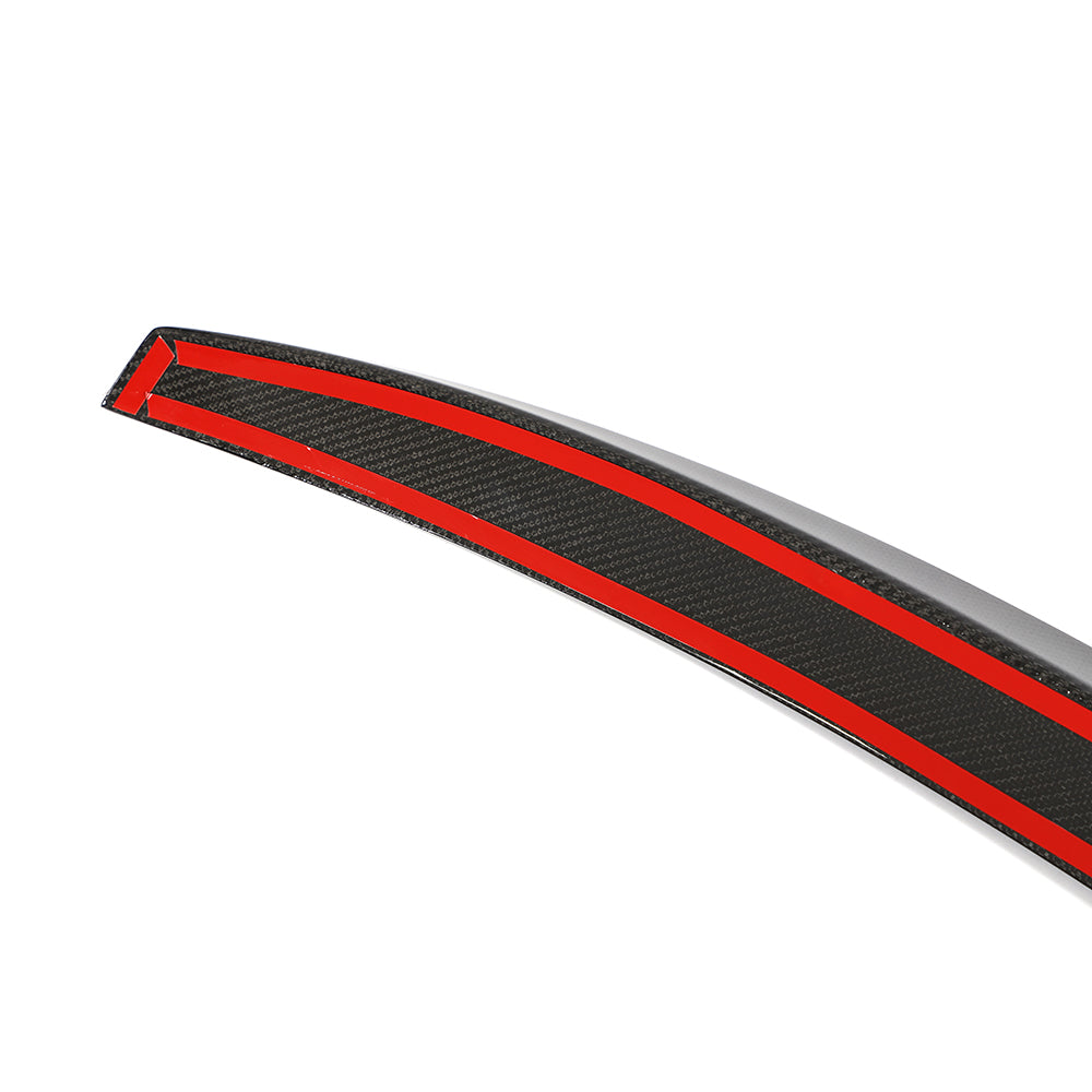 Audi Sport Decklid carbon fiber spoiler tape mounting angle