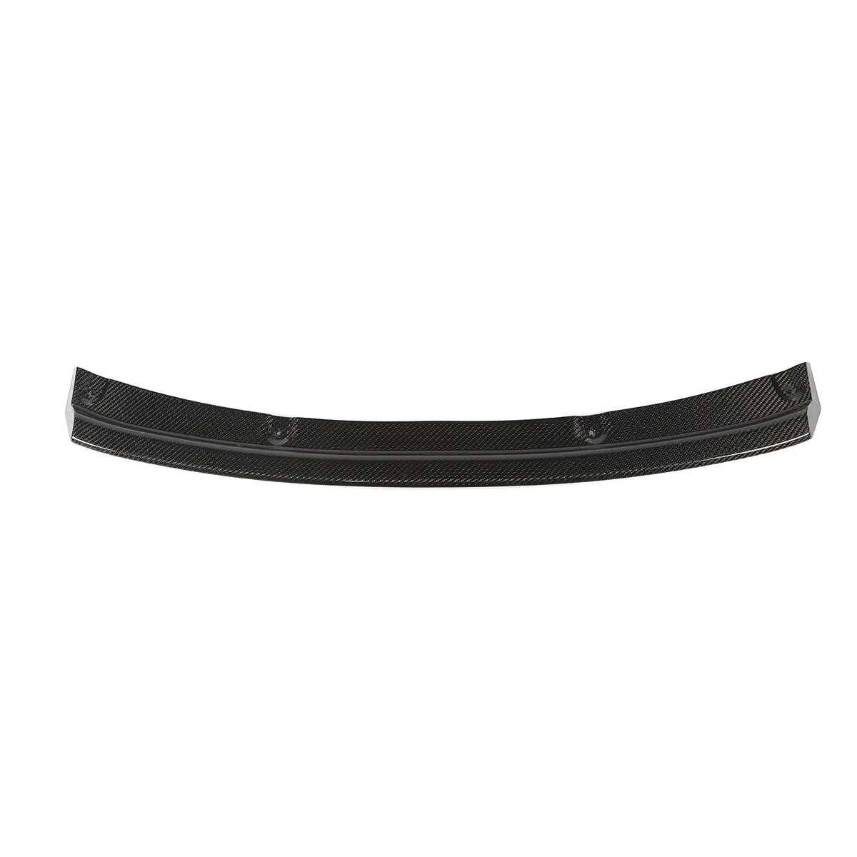 Rear mounting view of the center carbon fiber front lip for BMW 8 Series M Sport