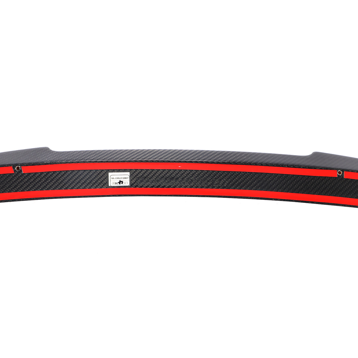 BMW 840i G16 trunk spoiler underside adhesive mounting surface