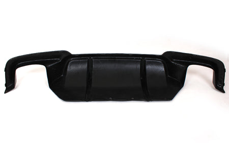 BMW F10 DTM style 2-fin carbon fiber rear diffuser