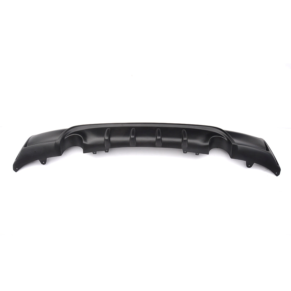 BMW F22 F23 M Sport rear bumper diffuser front profile view