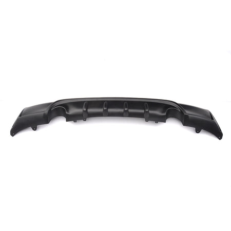 BMW F22 F23 M Sport rear bumper diffuser front profile view