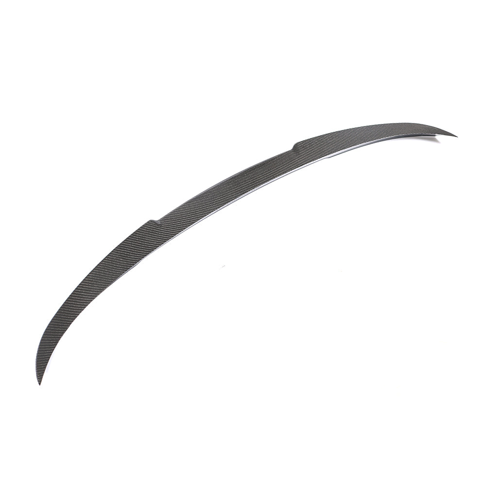 BMW F36 M style trunk spoiler side curve view