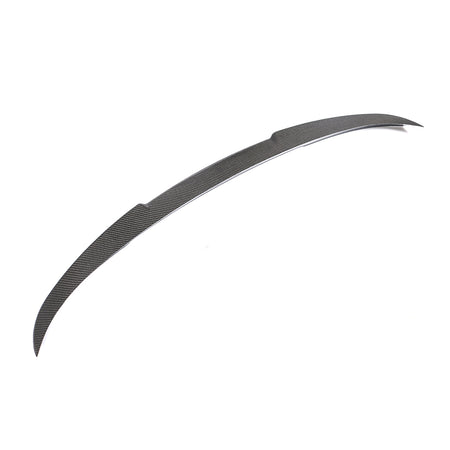 BMW F36 M style trunk spoiler side curve view