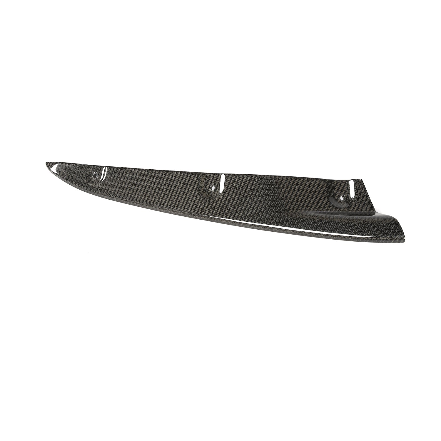 Right-side carbon fiber front bumper lip extension for BMW G14 G15 G16 M Spor