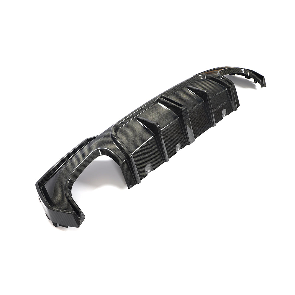 BMW G22 G23 carbon fiber rear diffuser rear angle product view